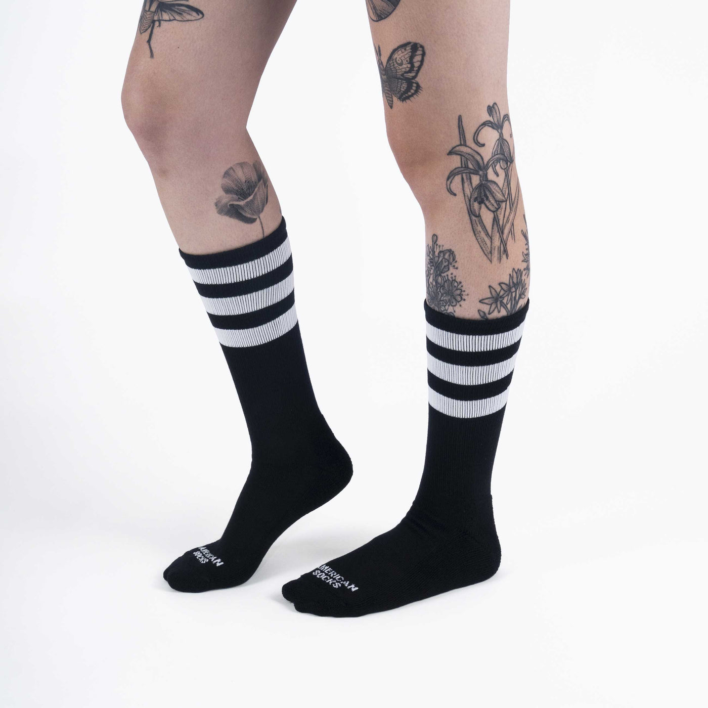 Back in Black II - Mid High - AmericanSocks
