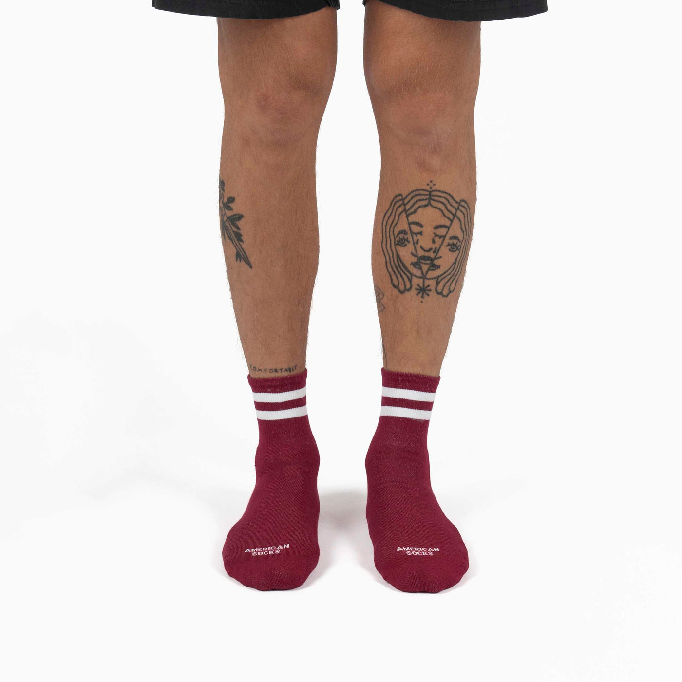 Crimson - Ankle High - AmericanSocks
