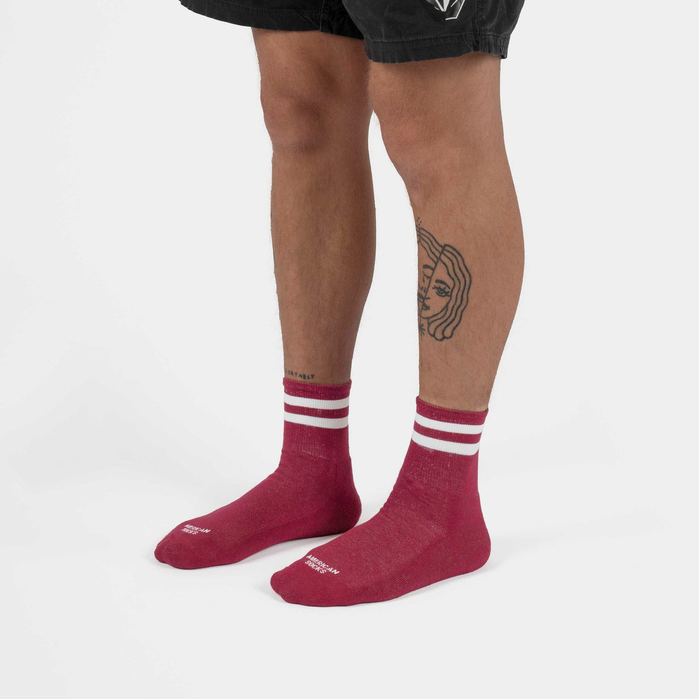 Crimson - Ankle High - AmericanSocks