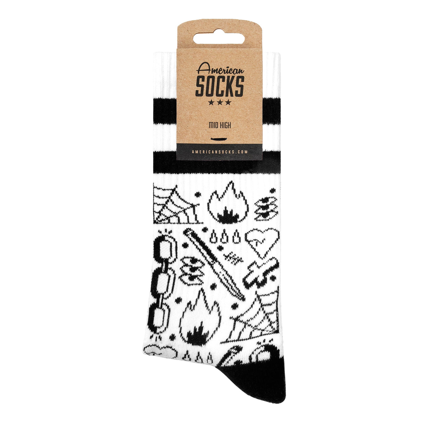Broken Chain - Mid High - AmericanSocks