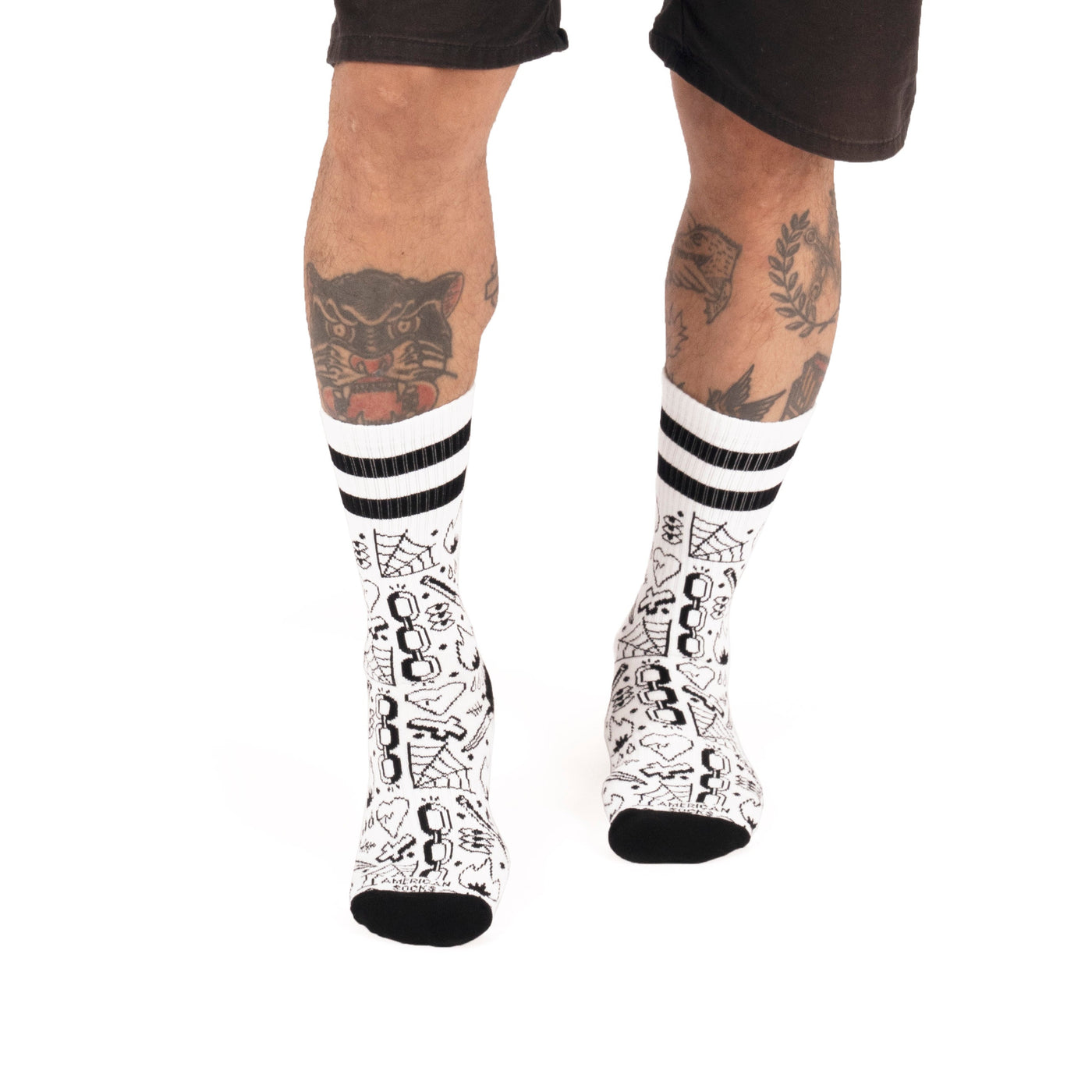 Broken Chain - Mid High - AmericanSocks