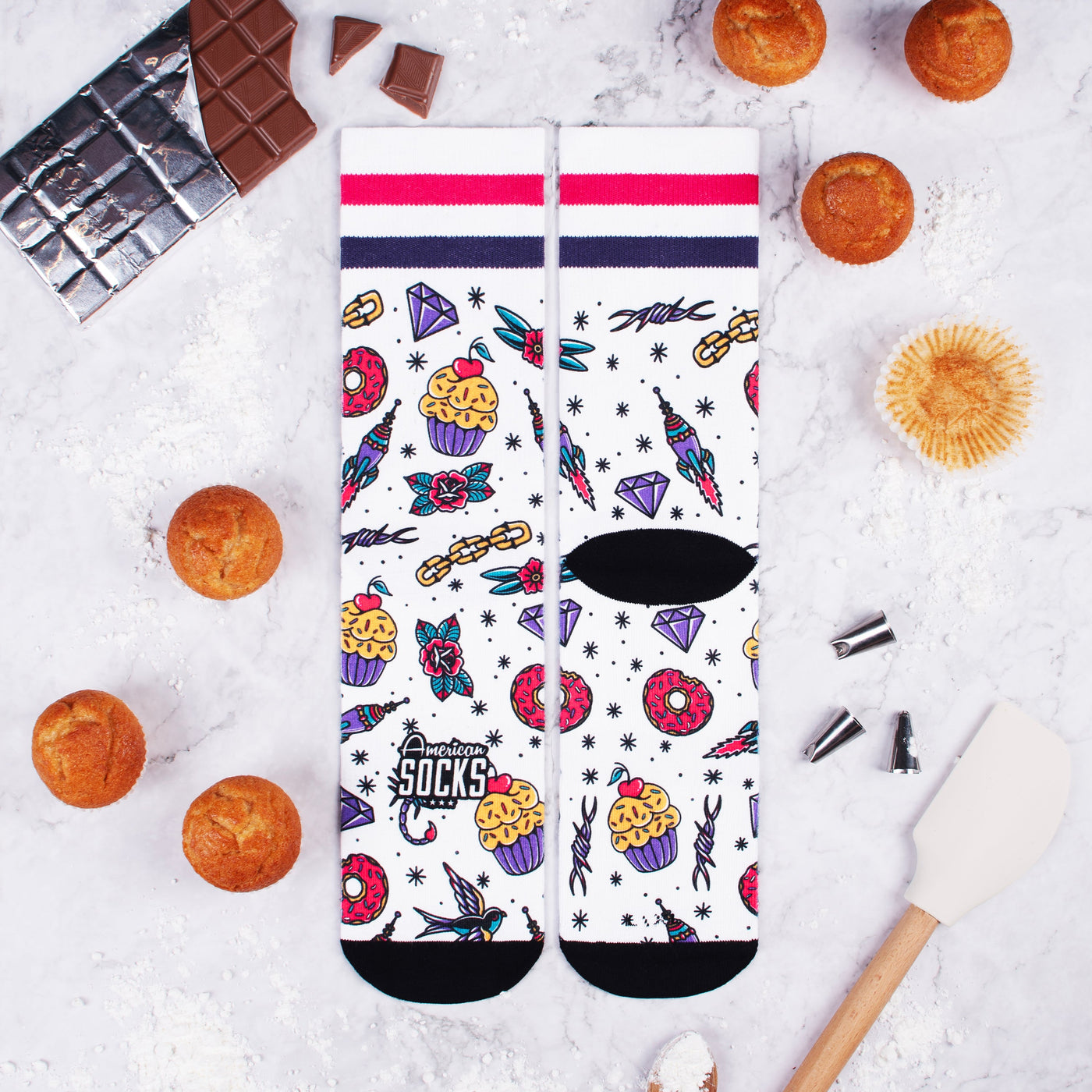 Cupcake - Mid High - AmericanSocks