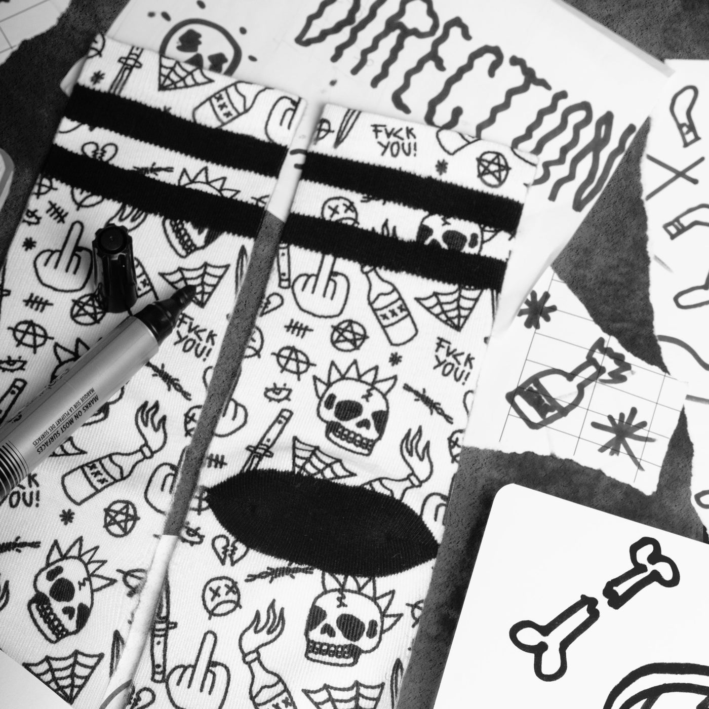 No Direction - Mid High - AmericanSocks