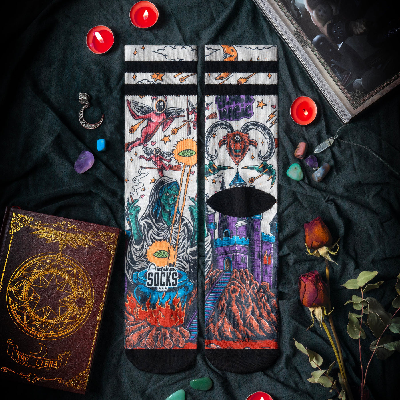 Black Magic - Mid High - AmericanSocks