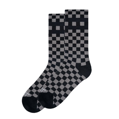 Checkerboard B/G - Mid High - AmericanSocks