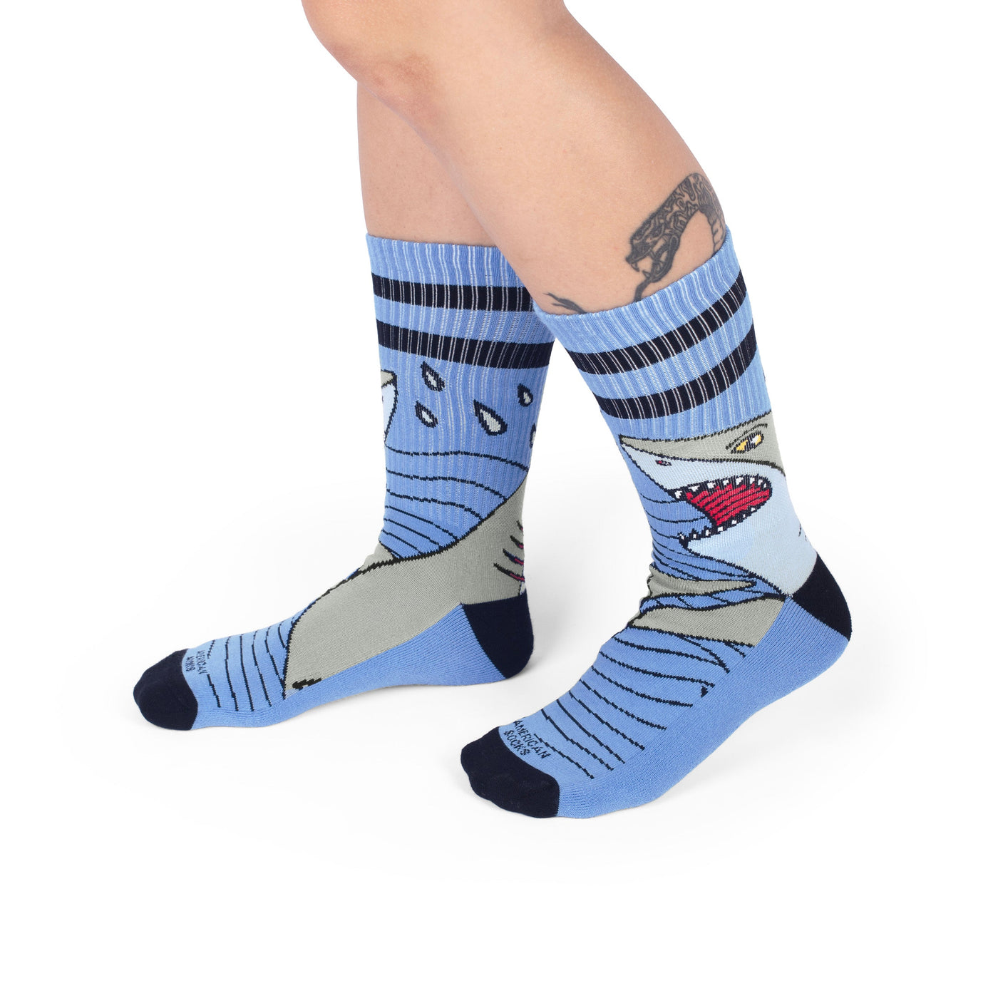 Shark Strike - Mid High - AmericanSocks