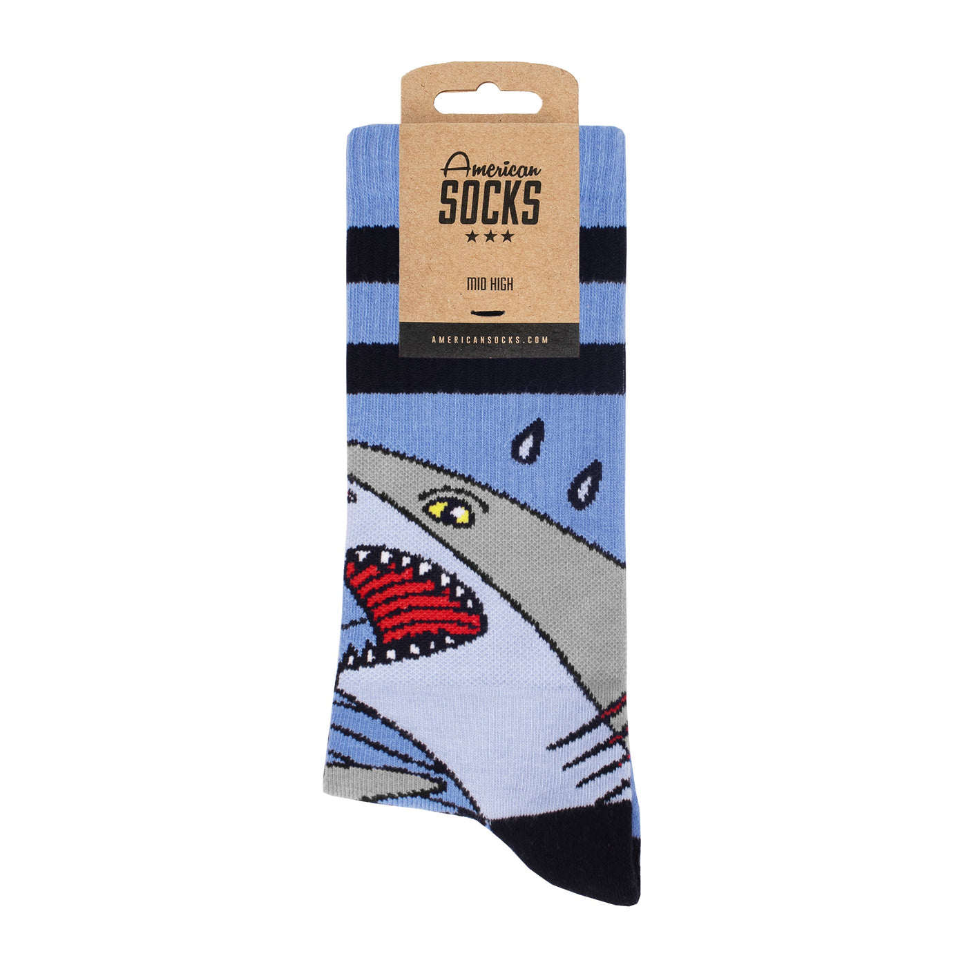 Shark Strike - Mid High - AmericanSocks
