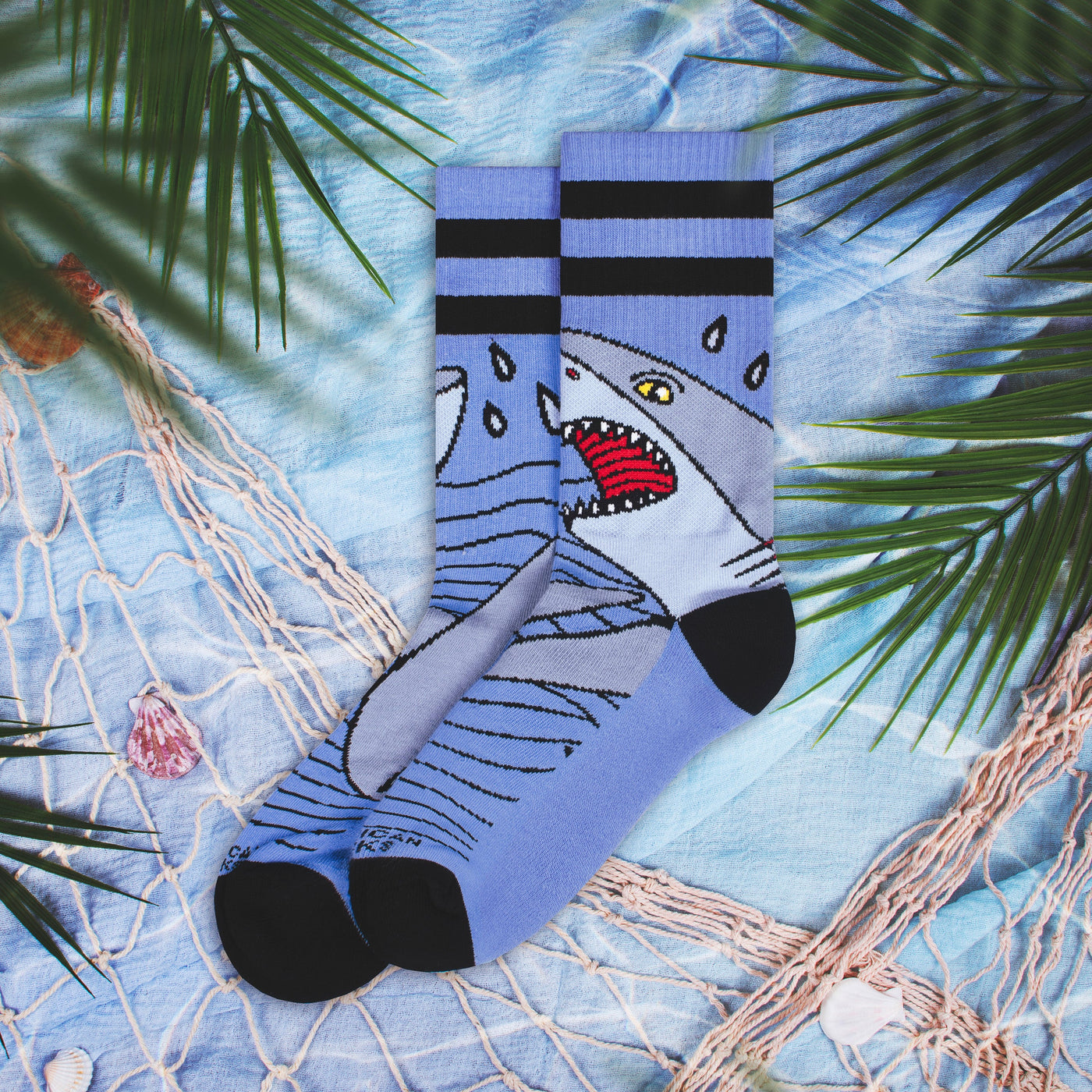 Shark Strike - Mid High - AmericanSocks