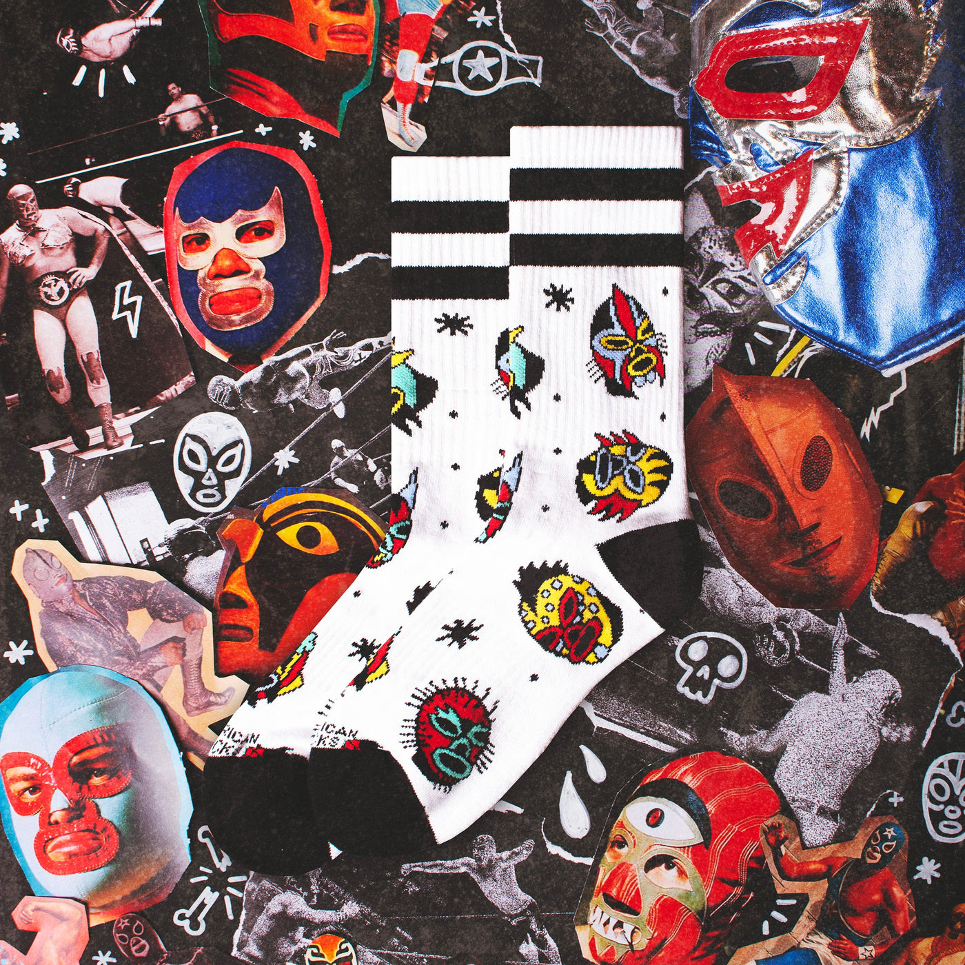 El Luchador - Mid High - AmericanSocks