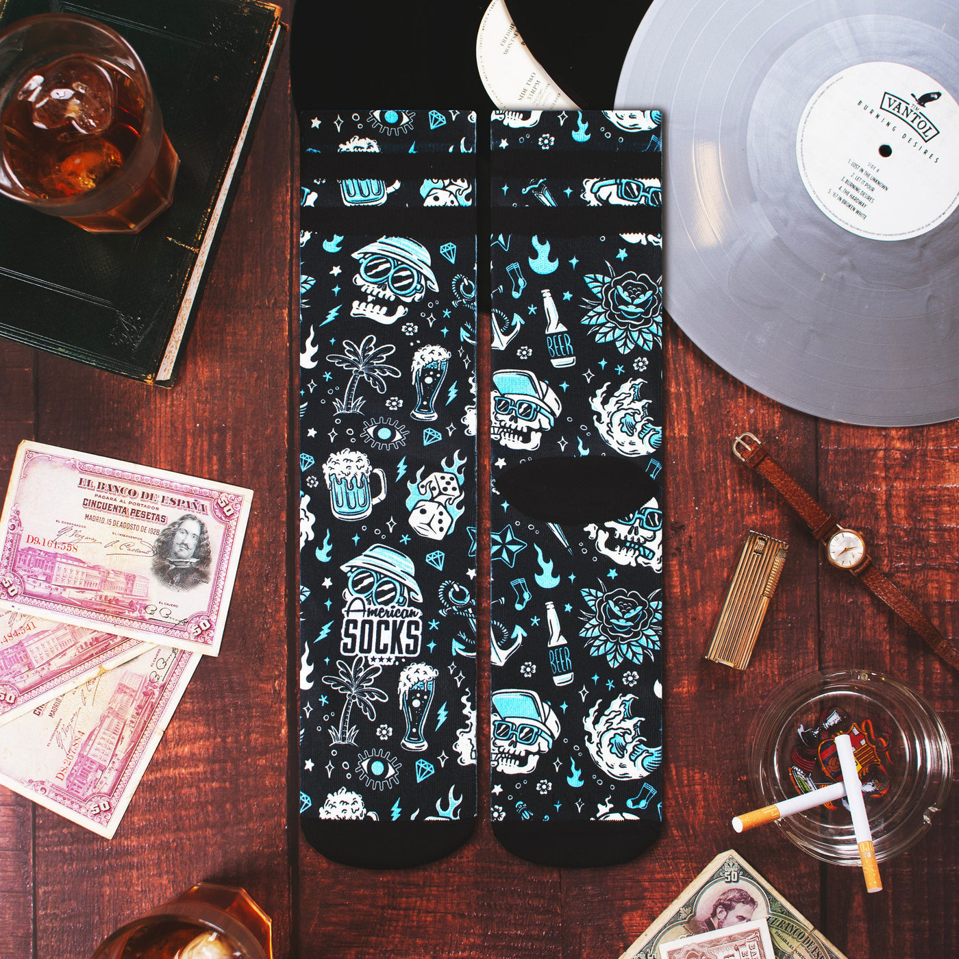 Dopamine - Mid High - AmericanSocks