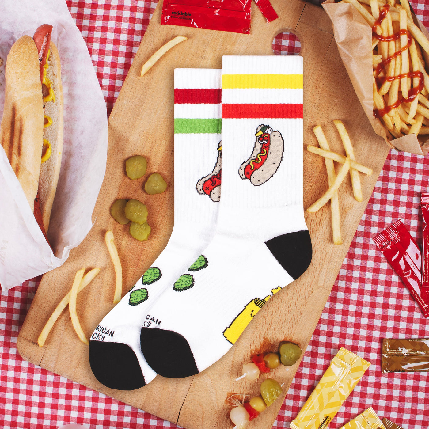 Hot "Hot Dog" - Mid High - AmericanSocks