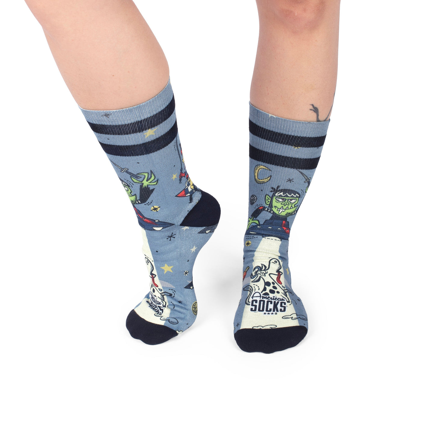 Alien Snatch - Mid High - AmericanSocks