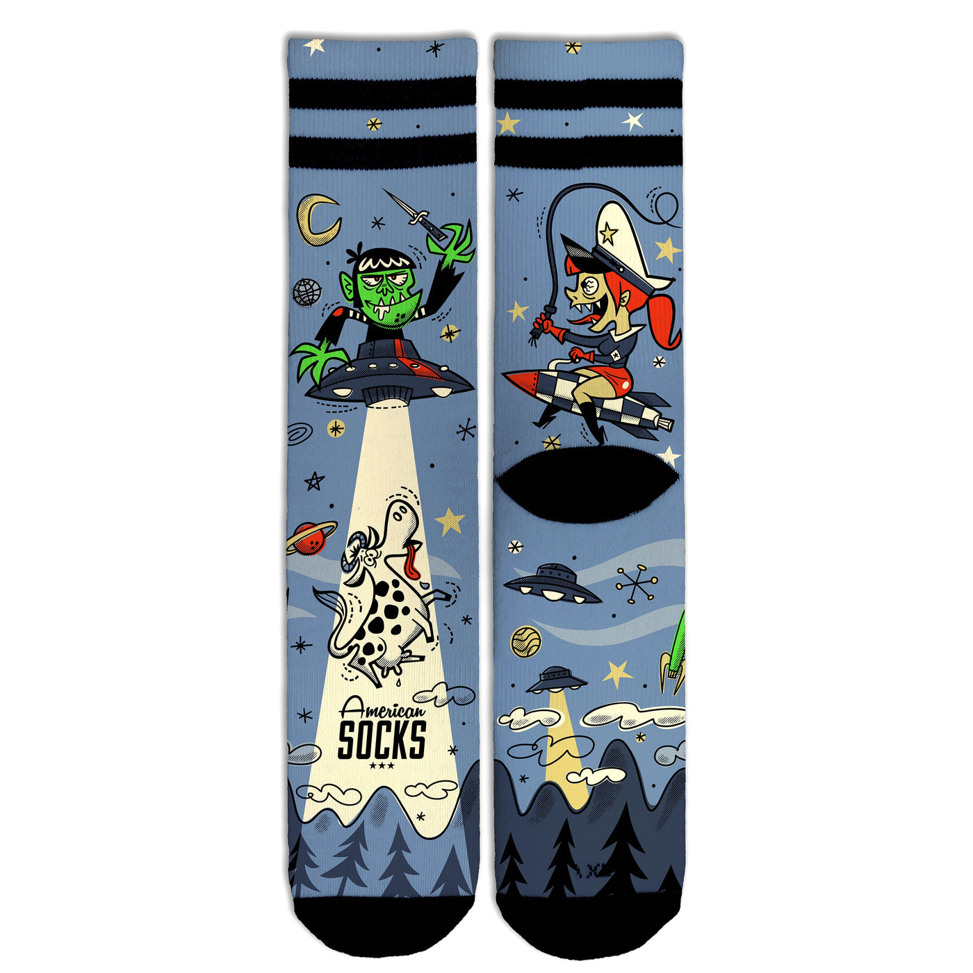 Alien Snatch - Mid High - AmericanSocks