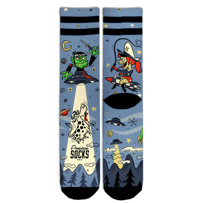 Alien Snatch - Mid High - AmericanSocks