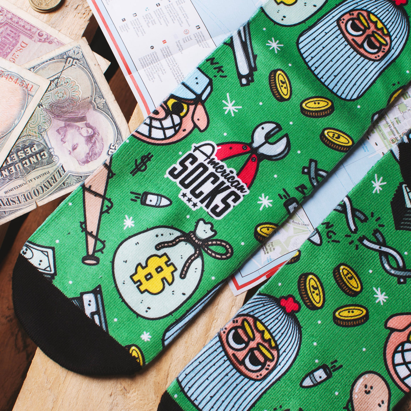 Heist Havoc - Mid High - AmericanSocks