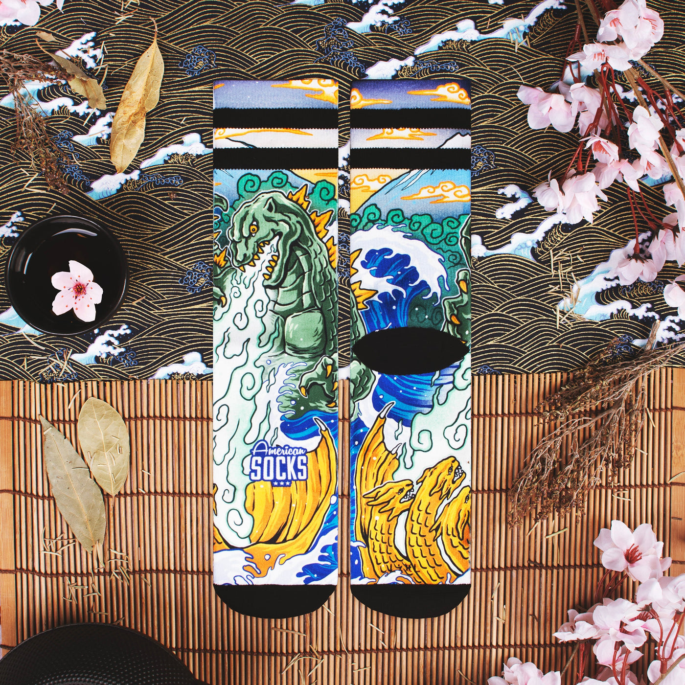 Kaiju King - Mid High - AmericanSocks