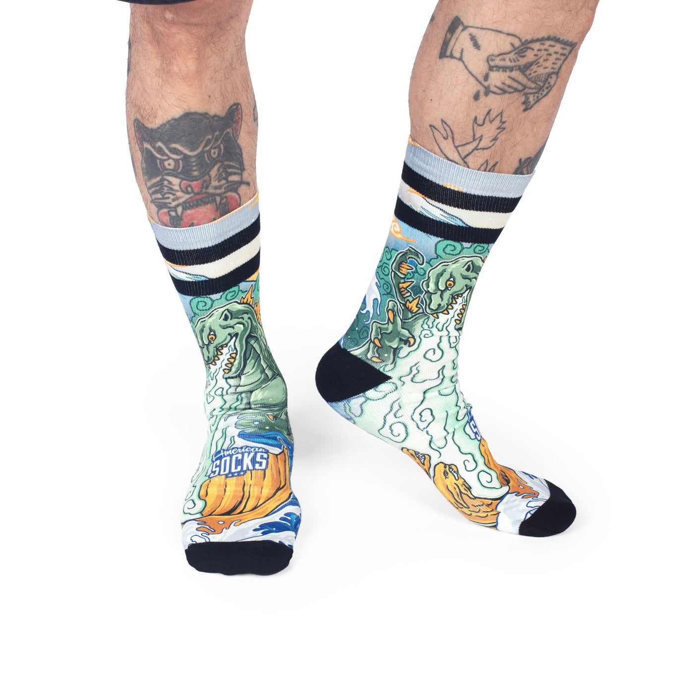 Kaiju King - Mid High - AmericanSocks