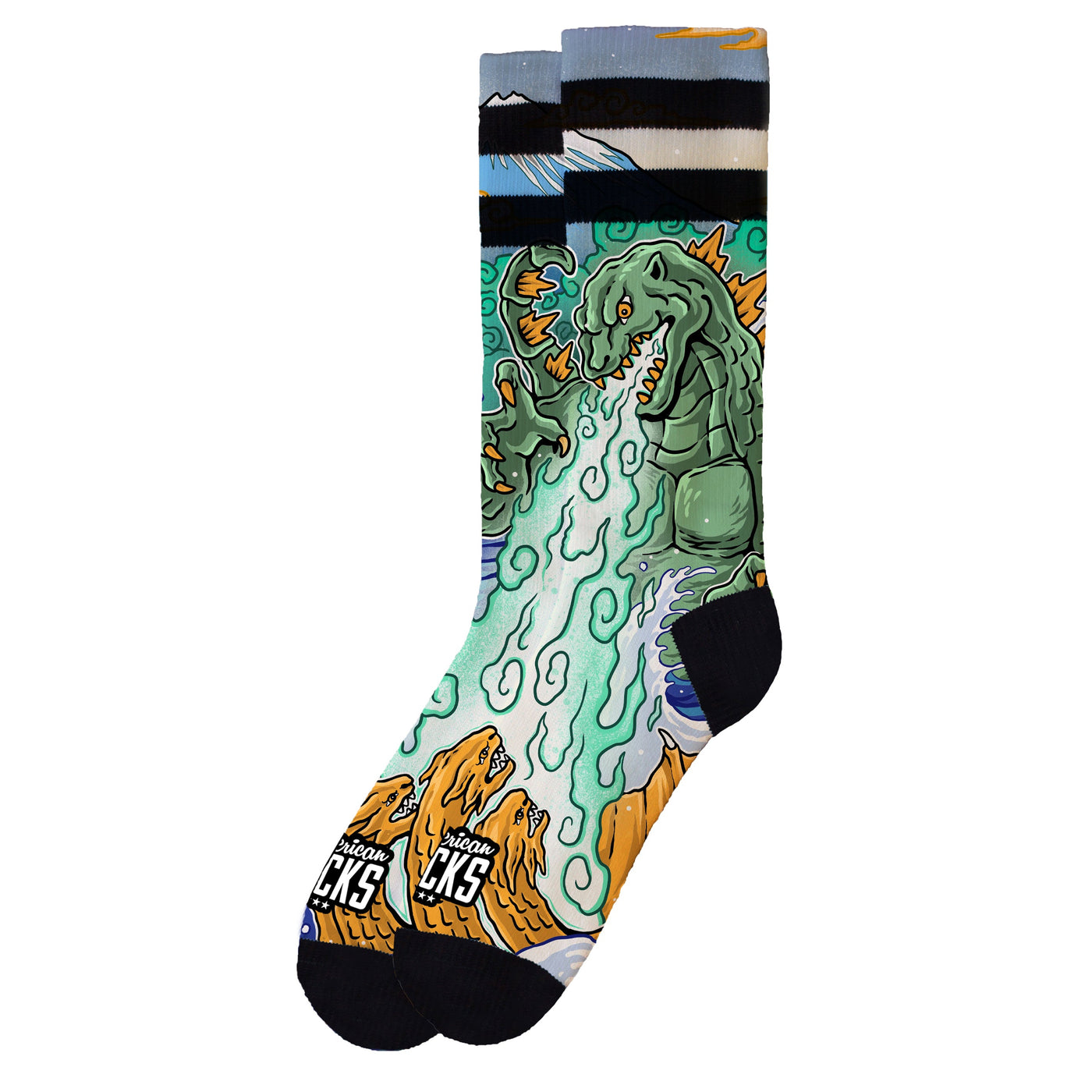 Kaiju King - Mid High - AmericanSocks