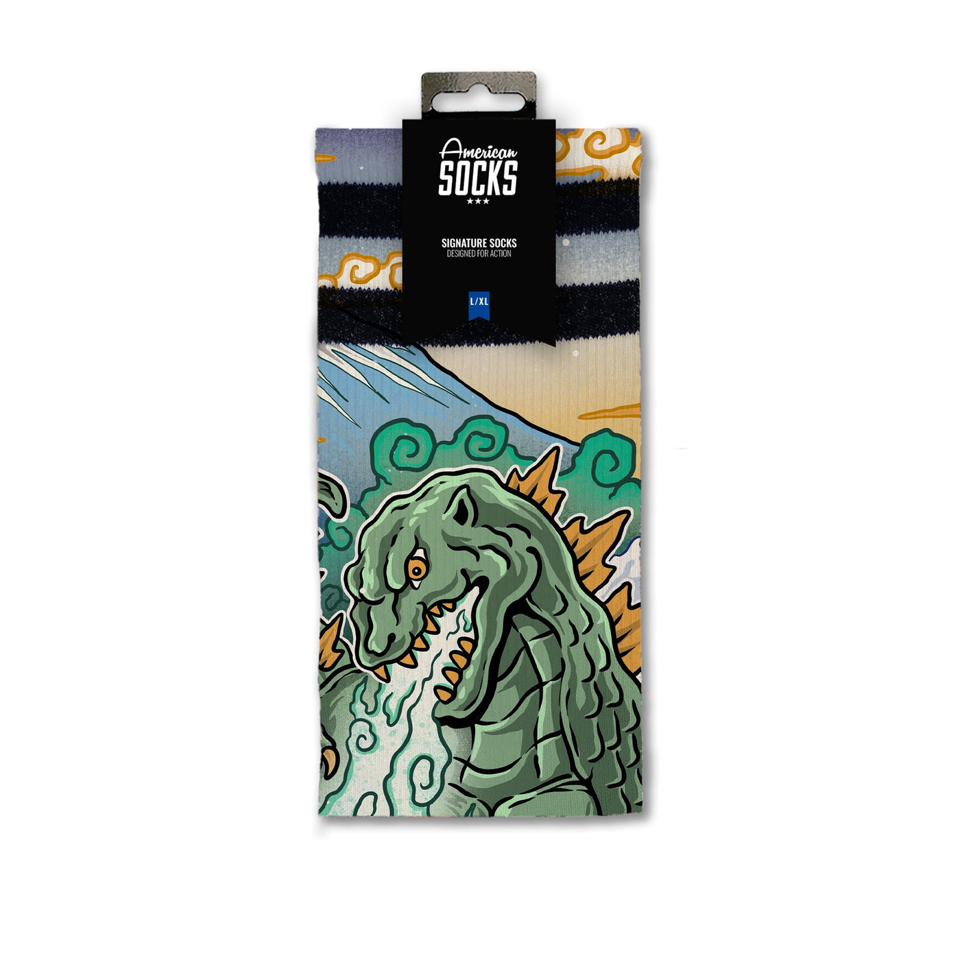 Kaiju King - Mid High - AmericanSocks