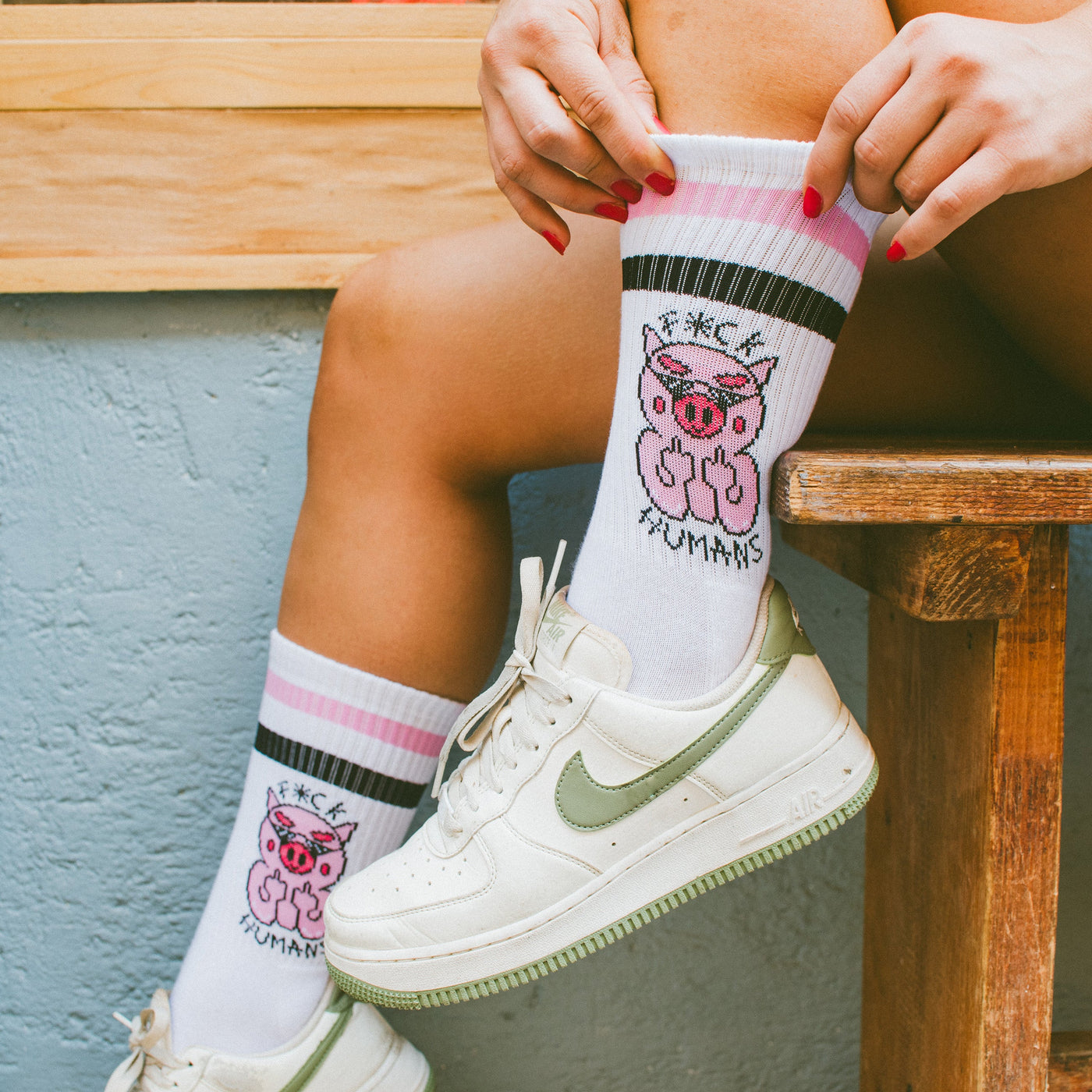 F*ck Humans - Mid High - AmericanSocks