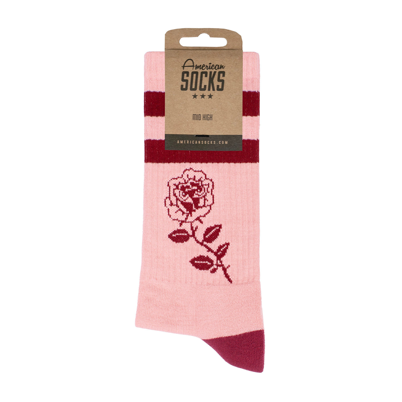 Rose - Mid High - AmericanSocks
