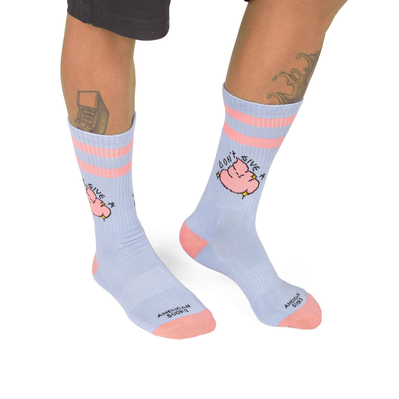 Don't give a shit - Mid High - AmericanSocks