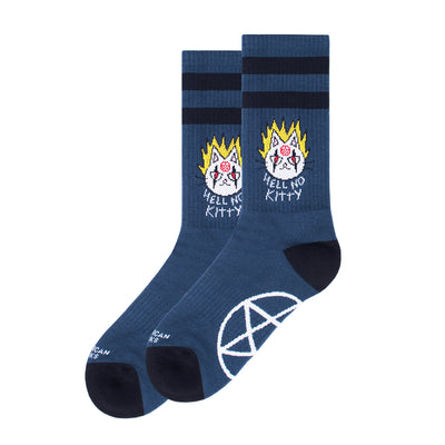 Hell no kitty - Mid High - AmericanSocks