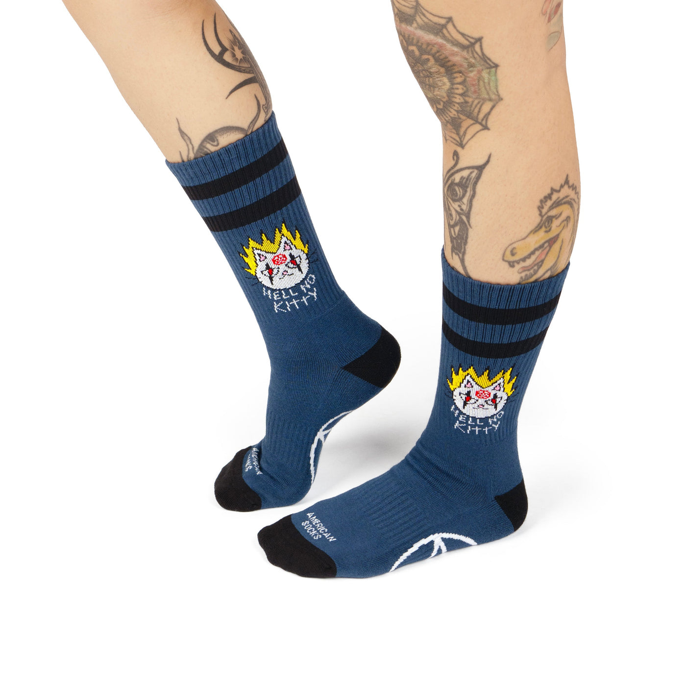 Hell no kitty - Mid High - AmericanSocks