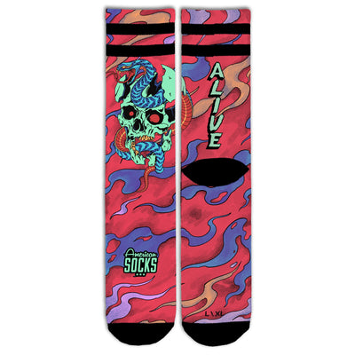 Dead and Alive - Mid High - AmericanSocks