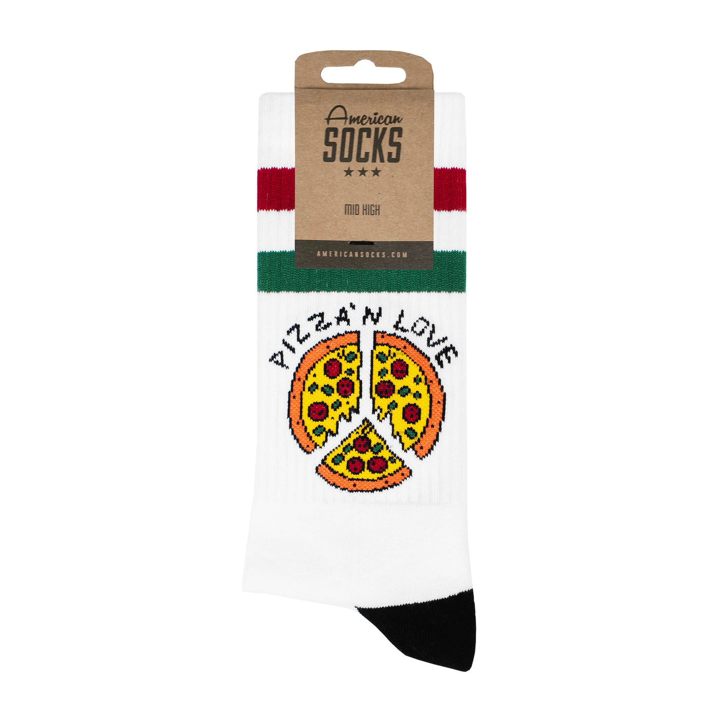 Pizza'n Love - Mid High - AmericanSocks