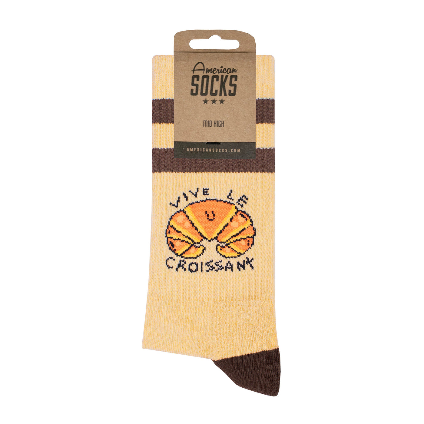 Vive le Croissant - Mid High - AmericanSocks