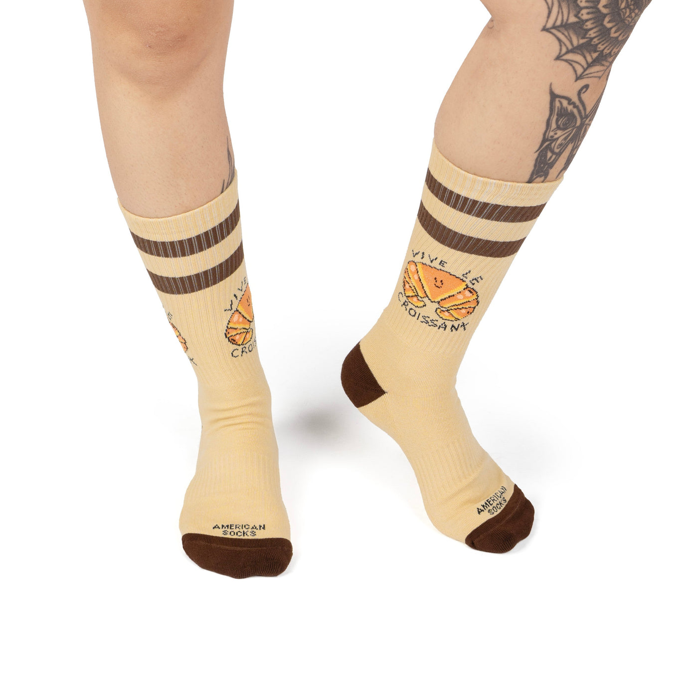 Vive le Croissant - Mid High - AmericanSocks