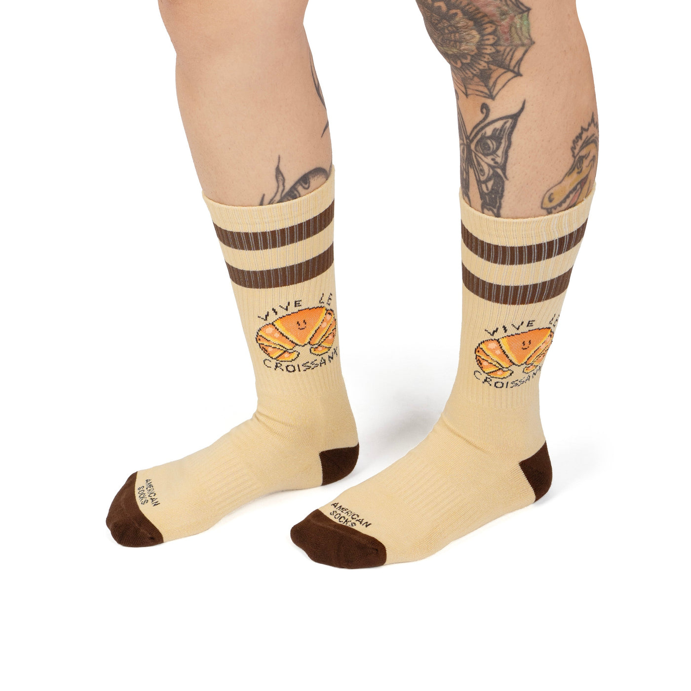 Vive le Croissant - Mid High - AmericanSocks