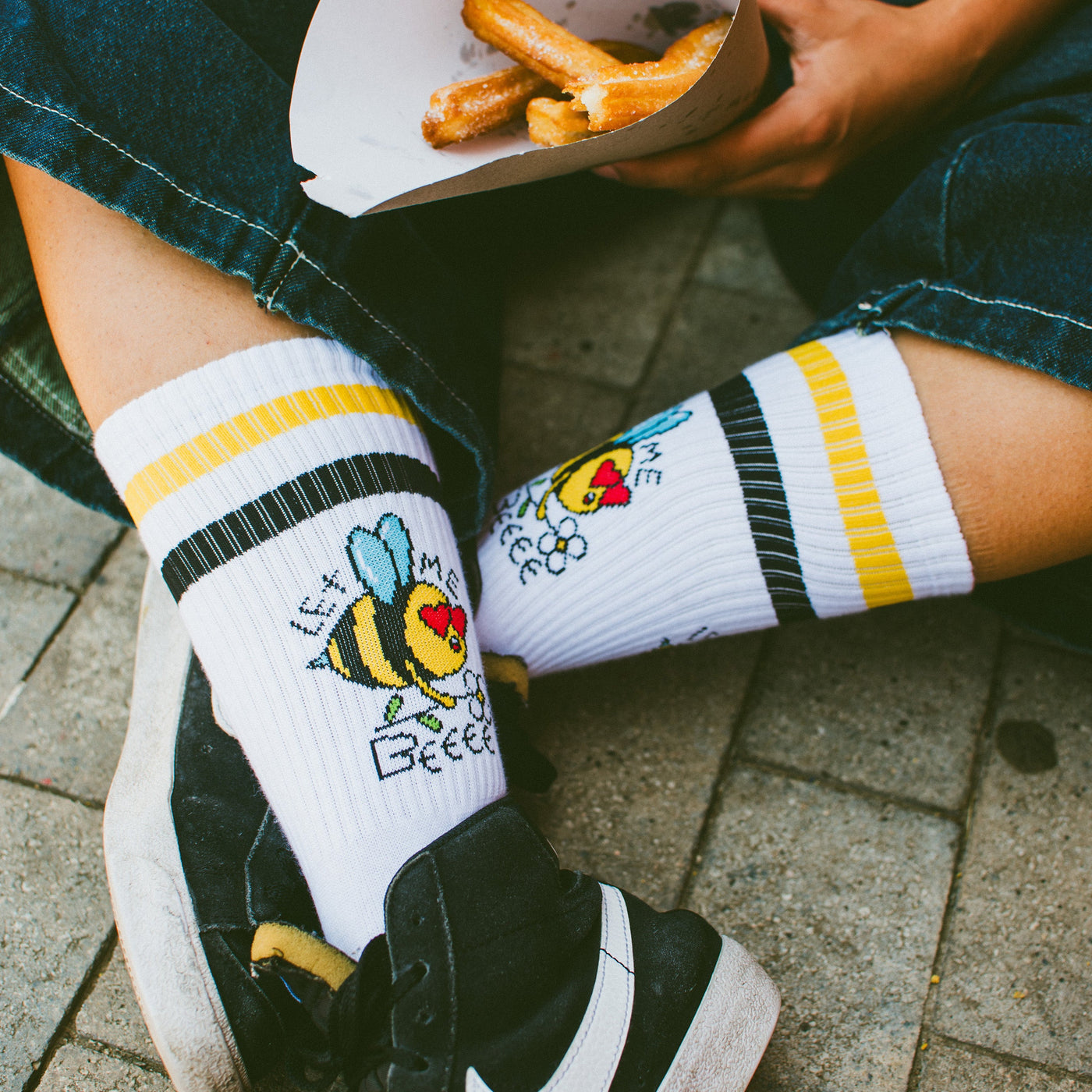 Let me Bee - Mid High - AmericanSocks