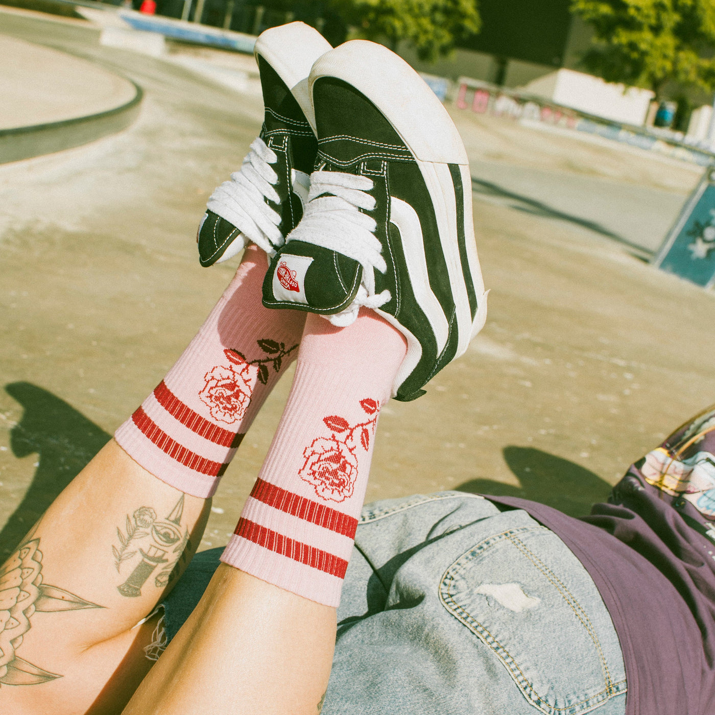 Rose - Mid High - AmericanSocks